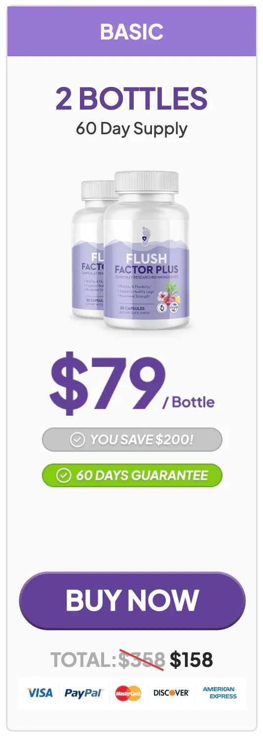 Flush Factor Plus 30-day supply bundle